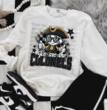 Load image into Gallery viewer, We Are The Mascots Checkered Stars Dropdown TRANSFER SWD TEMP
