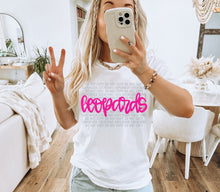 Load image into Gallery viewer, Pink Handlettering Mascot Dropdown TRANSFER CAP FEB
