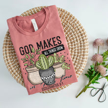 Load image into Gallery viewer, God Makes All Things Grow Checkered TRANSFER SDD FEB
