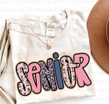Load image into Gallery viewer, Pink Blue Gold Glitter Alpha B2S Grades DROPDOWN TRANSFER
