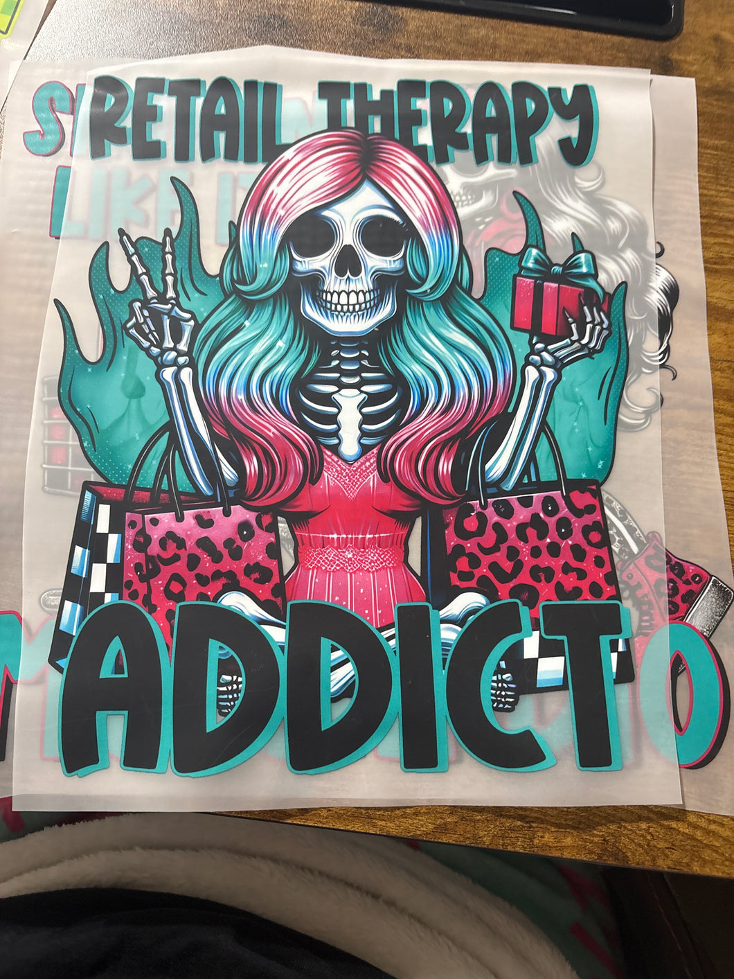 Retail Therapy Addict RTS DTF TRANSFER