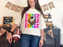 Load image into Gallery viewer, Bright Stacked Mascots Star Eyes DROPDOWN TRANSFER TSC 24
