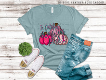 Load image into Gallery viewer, In October We Wear Pink Leopard Pumpkins TRANSFER
