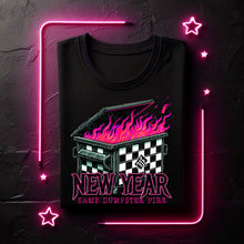 Load image into Gallery viewer, New Year Same Dumpster Fire Pink SLEEVE OPTION TRANSFER DWS
