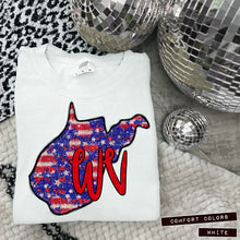 Load image into Gallery viewer, RWB Glitter States (all 50 states available) TRANSFER CAP APR
