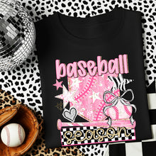 Load image into Gallery viewer, Sports Season Pink Star Checker DROPDOWN TRANSFER DWS MAR 26
