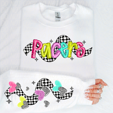 Load image into Gallery viewer, Bright Checkered Mascot With Sleeve Option DTF TRANSFER CSD
