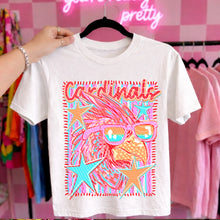 Load image into Gallery viewer, Pink Bright Framed Star Eyes Mascots DROPDOWN TRANSFER AGCM APR 26
