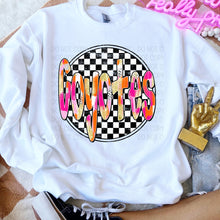 Load image into Gallery viewer, Preppy Checkered Mascot Dropdown TRANSFER SWD TEMP
