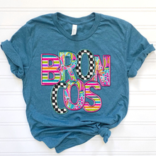 Load image into Gallery viewer, Bright Stripe Floral Checker Mascots Dropdown TRANSFER CSD MAY 25
