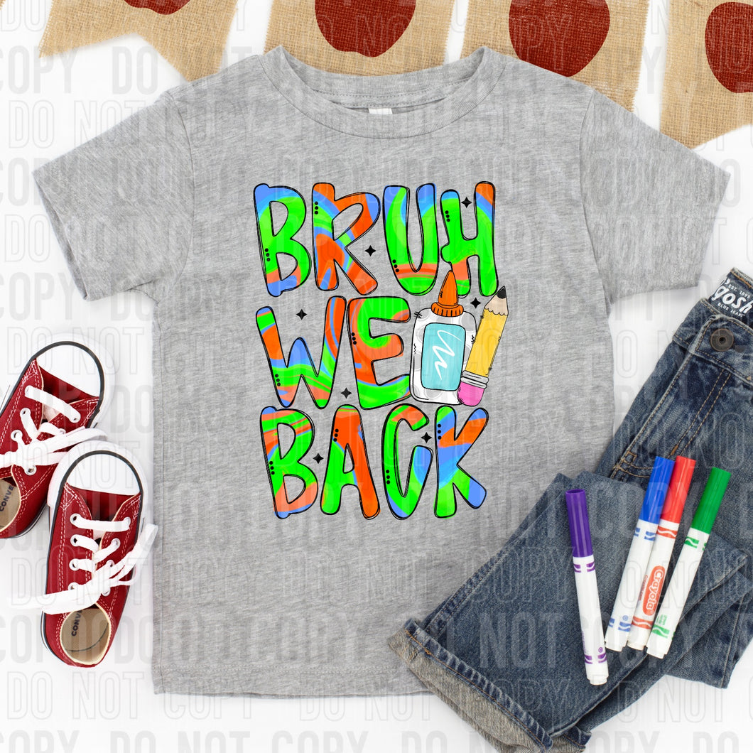 Bruh We Back Primary Multicolor TRANSFER SBB