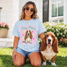 Load image into Gallery viewer, Dog Mom Wavy Pink Stripes Breed DROPDOWN TRANSFER UAC 26
