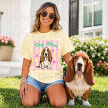 Load image into Gallery viewer, Dog Mom Wavy Pink Stripes Breed DROPDOWN TRANSFER UAC 26
