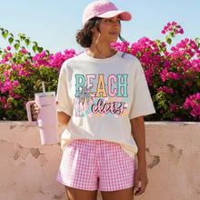 Load image into Gallery viewer, Beach Day Distressed Pink Orange Blue And Checkered TRANSFER SDD APR 26
