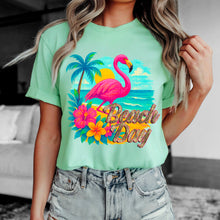 Load image into Gallery viewer, Beach Day Flamingo TRANSFER SDD MAY

