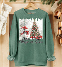 Load image into Gallery viewer, Believe In The Magic Of Snow Tree With Presents &amp; Snowman TRANSFER SDD NOV 25
