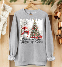 Load image into Gallery viewer, Believe In The Magic Of Snow Tree With Presents &amp; Snowman TRANSFER SDD NOV 25
