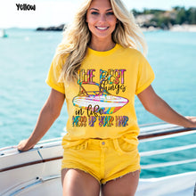 Load image into Gallery viewer, Best Things Mess Up Your Hair Speedboat TRANSFER SDD MAR
