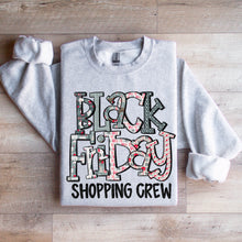 Load image into Gallery viewer, Black Friday Shopping Crew Multi Color TRANSFER SDD
