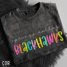 Load image into Gallery viewer, Neon Bright Line Blackhawks DROPDOWN TRANSFER COR
