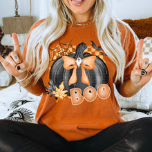 Load image into Gallery viewer, Boo Black Orange Pumpkin TRANSFER sdd
