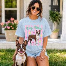 Load image into Gallery viewer, Dog Mom Wavy Pink Stripes Breed DROPDOWN TRANSFER UAC 26
