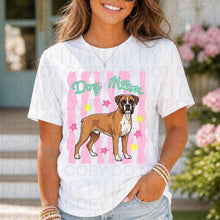 Load image into Gallery viewer, Dog Mom Wavy Pink Stripes Breed DROPDOWN TRANSFER UAC 26
