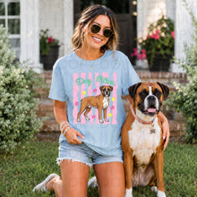 Load image into Gallery viewer, Dog Mom Wavy Pink Stripes Breed DROPDOWN TRANSFER UAC 26
