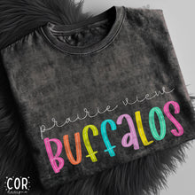 Load image into Gallery viewer, Neon Bright Line Buffalos/Buffaloes/Buffs DROPDOWN TRANSFER COR
