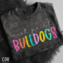 Load image into Gallery viewer, Neon Bright Line Bulldogs DROPDOWN TRANSFER COR
