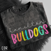 Load image into Gallery viewer, Neon Bright Line Bulldogs DROPDOWN TRANSFER COR
