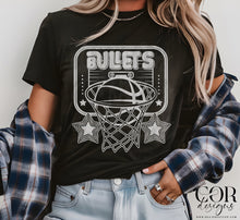 Load image into Gallery viewer, Basketball Black Or White Mascots Dropdown TRANSFER COR
