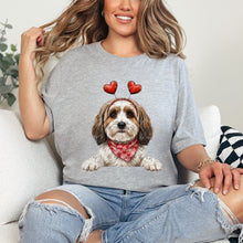 Load image into Gallery viewer, Valentines Dogs Dropdown TRANSFER
