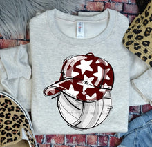 Load image into Gallery viewer, Play Ball Volleyball Happy Face Hat DROPDOWN TRANSFER BIA
