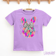 Load image into Gallery viewer, Brushstroke Gold Foil Bunny With Bow TRANSFER ARA
