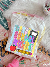 Load image into Gallery viewer, Pastel Stripes Pencil Apple School Grades &amp; Occupations DROPDOWN TRANSFER CARTER JUNE 26

