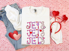 Load image into Gallery viewer, Valentine’s Skinny Stacked Mascot Dropdown TRANSFER PHDC
