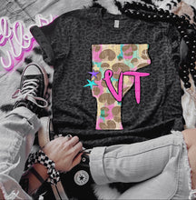 Load image into Gallery viewer, Preppy Bright Leopard States (all 50 states available) TRANSFER CAP APR
