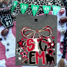 Load image into Gallery viewer, Preppy Football Bows Dropdown TRANSFER TCC
