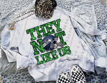 Load image into Gallery viewer, They Not Like Us Faux Embroidery Mascot DROPDOWN TRANSFER TGG 24

