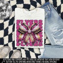Load image into Gallery viewer, Pink Gold Rhinestone Bow Mascot DROPDOWN TRANSFER

