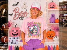 Load image into Gallery viewer, Pink Orange Hor_or Frame Bow DROPDOWN TRANSFER KAI SEP 26
