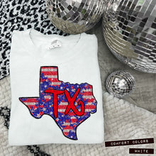 Load image into Gallery viewer, RWB Glitter States (all 50 states available) TRANSFER CAP APR
