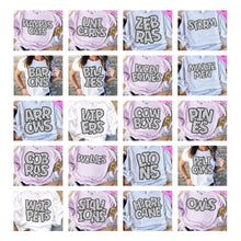 Load image into Gallery viewer, Dalmatian Dot Faux Embroidery Mascots DROPDOWN TRANSFER CSD NOV 24
