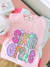 Load image into Gallery viewer, Pink Dalmatian Purple Plaid School Grades DROPDOWN TRANSFER
