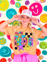 Load image into Gallery viewer, Bright Star-Eyed Checkered Mascot DROPDOWN TRANSFER CARTER JUNE/JULY 26
