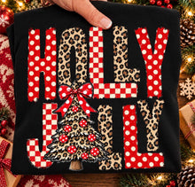 Load image into Gallery viewer, Holly Jolly Polka Leopard DROPDOWN TRANSFER TUESDAY
