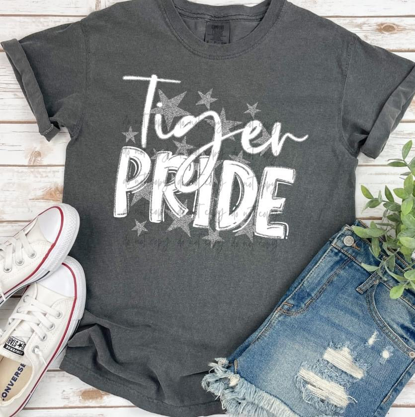 White Silver Pride(ADD YOUR NAME) Customized DTF TRANSFER