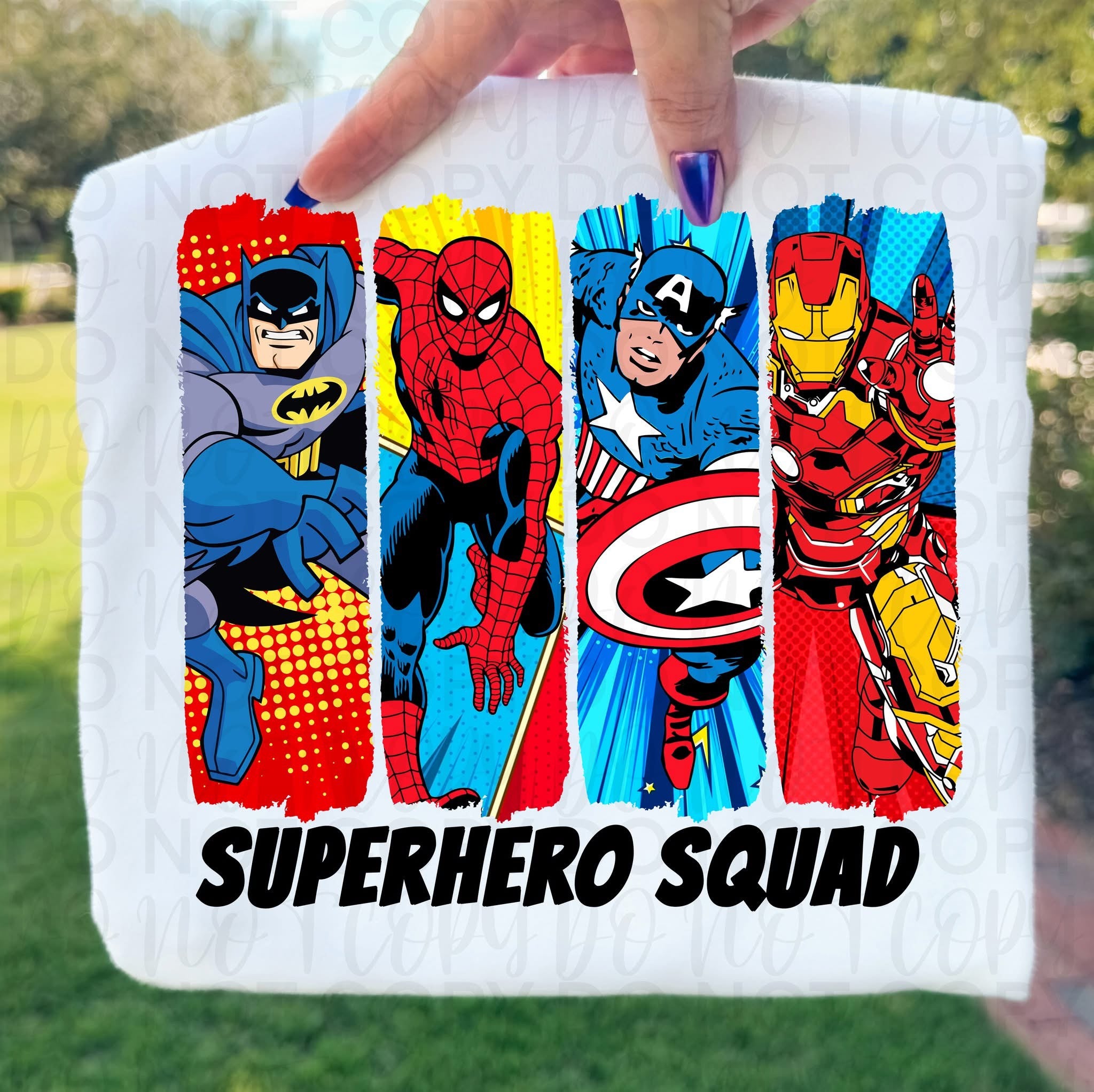 Superhero Brushstroke Blocks TRANSFER UAC WW MAR 26 – Sassy Sublimation ...