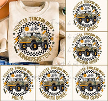Load image into Gallery viewer, Monster Truckin Into School Grades DROPDOWN TRANSFER
